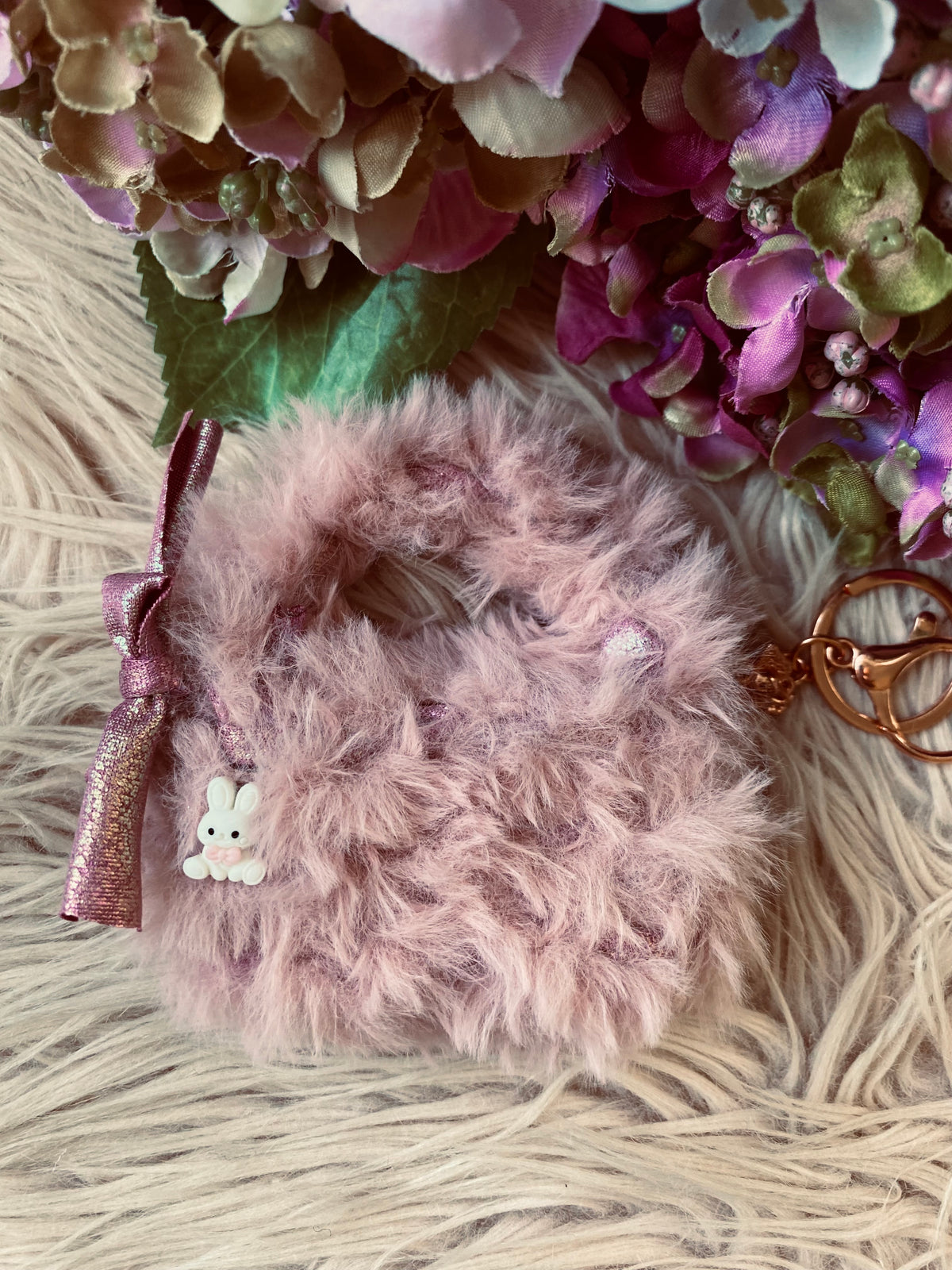 Blush Bunny Keychain
