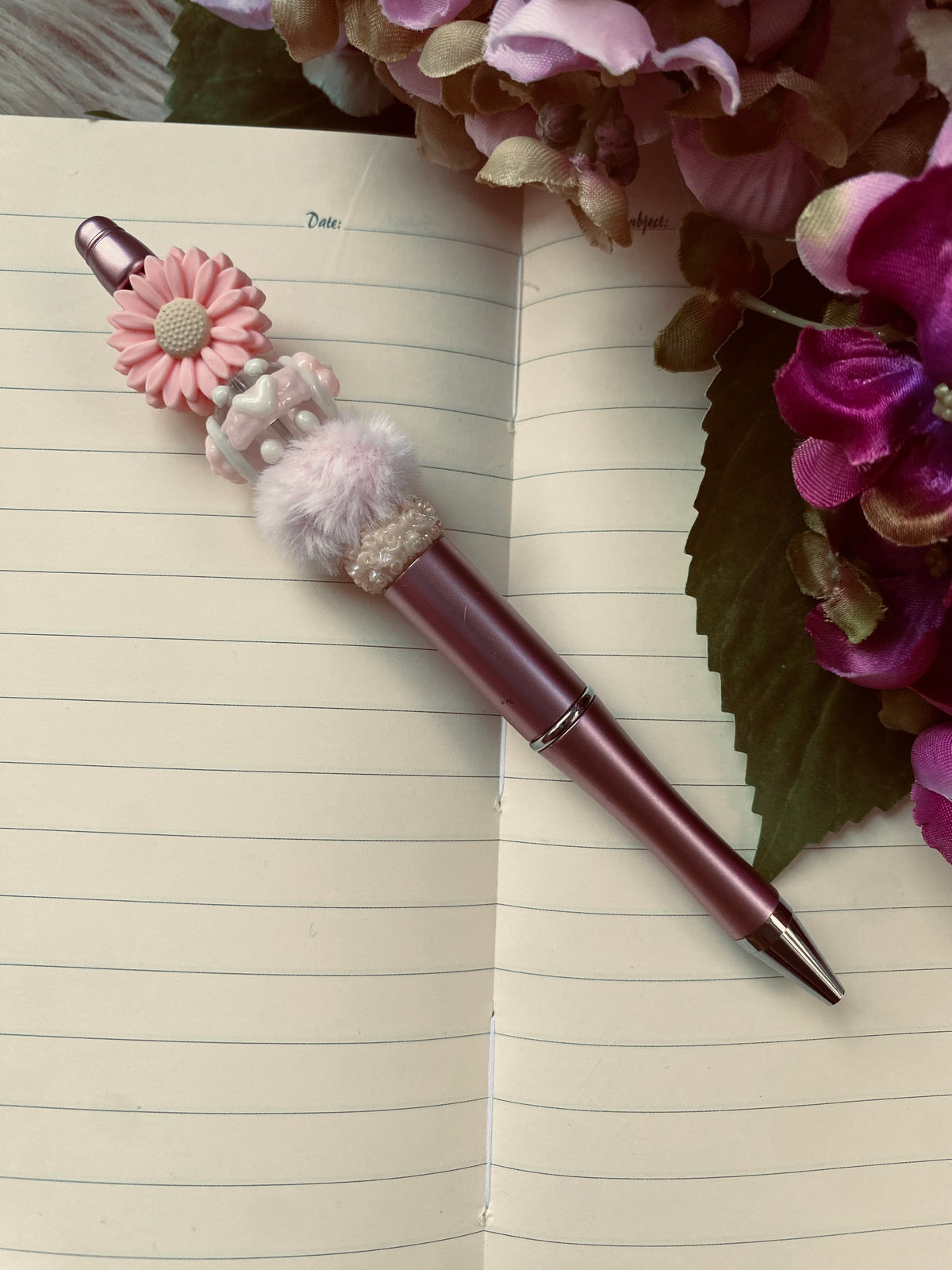 Blush Daisy Pen