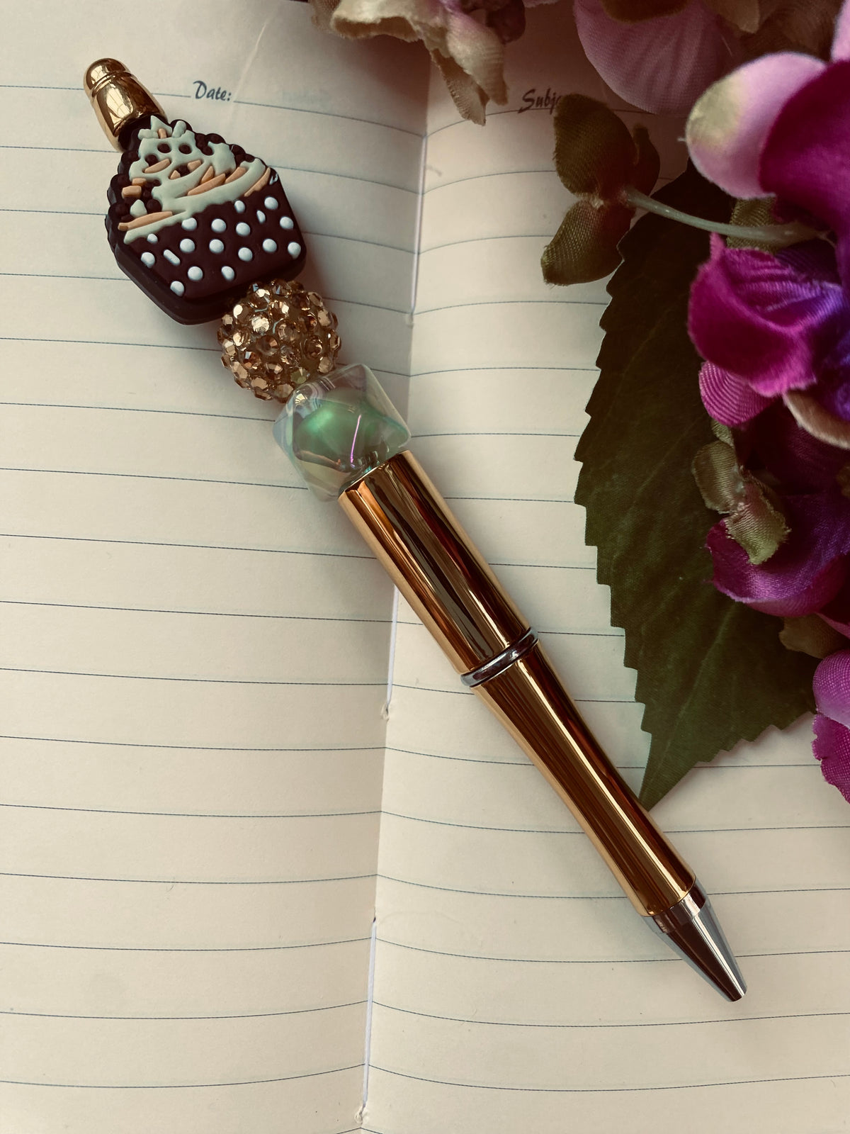 Golden Cupcake Pen