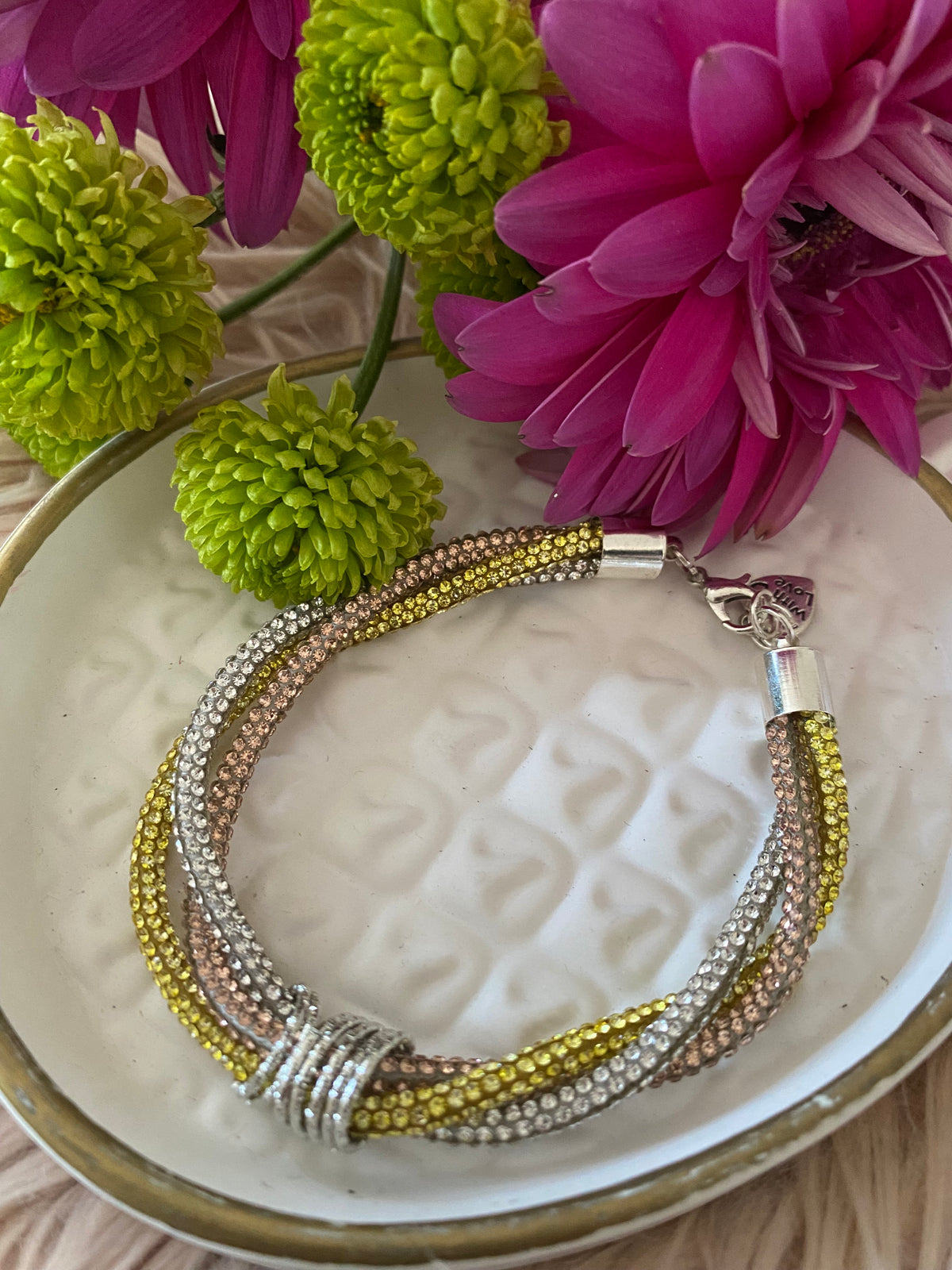 Golden Harmony Multi-Strand Bracelet
