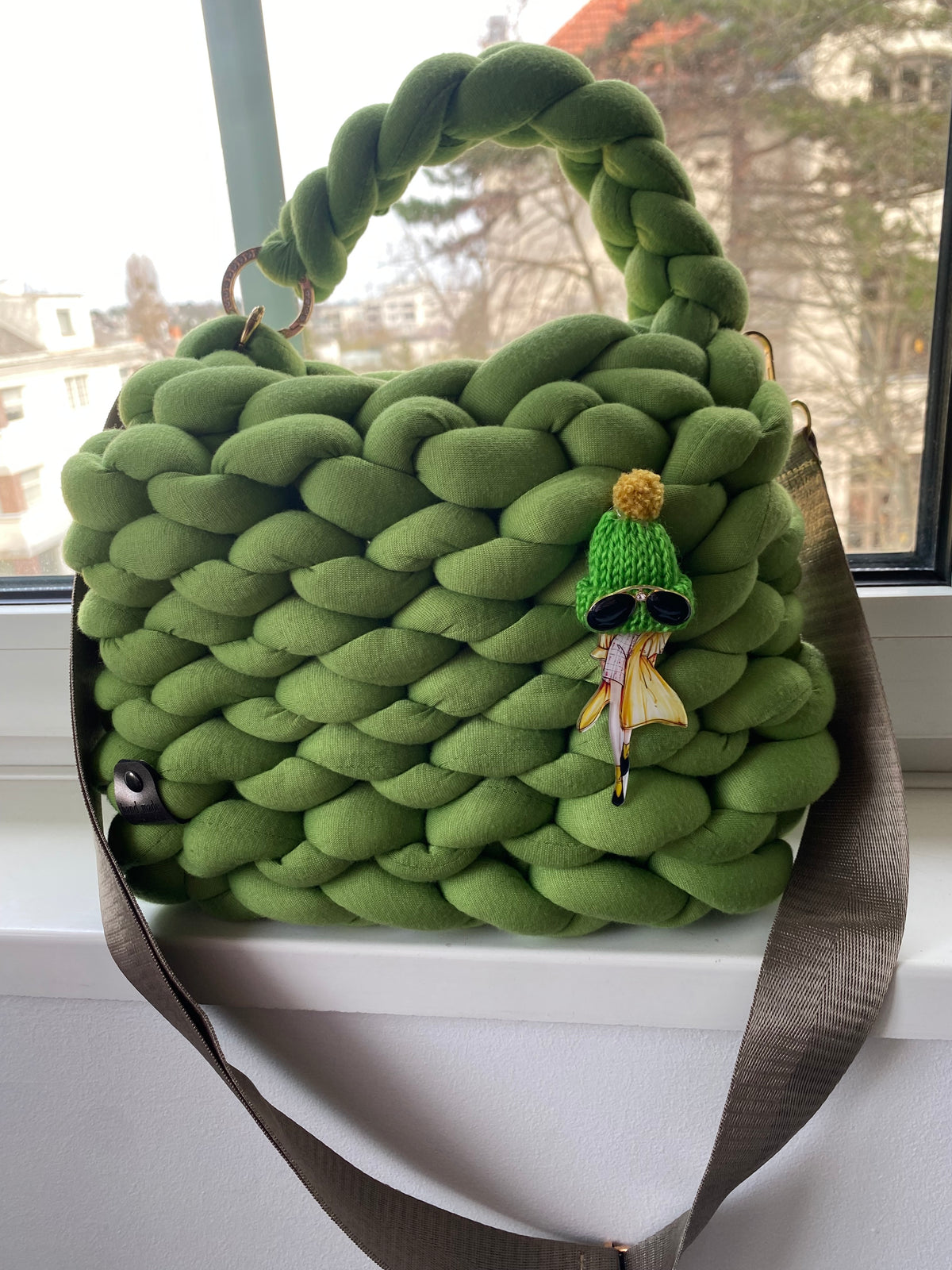 Green Aura Runway Bag