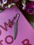 Pink Fairy Feather Bookmark