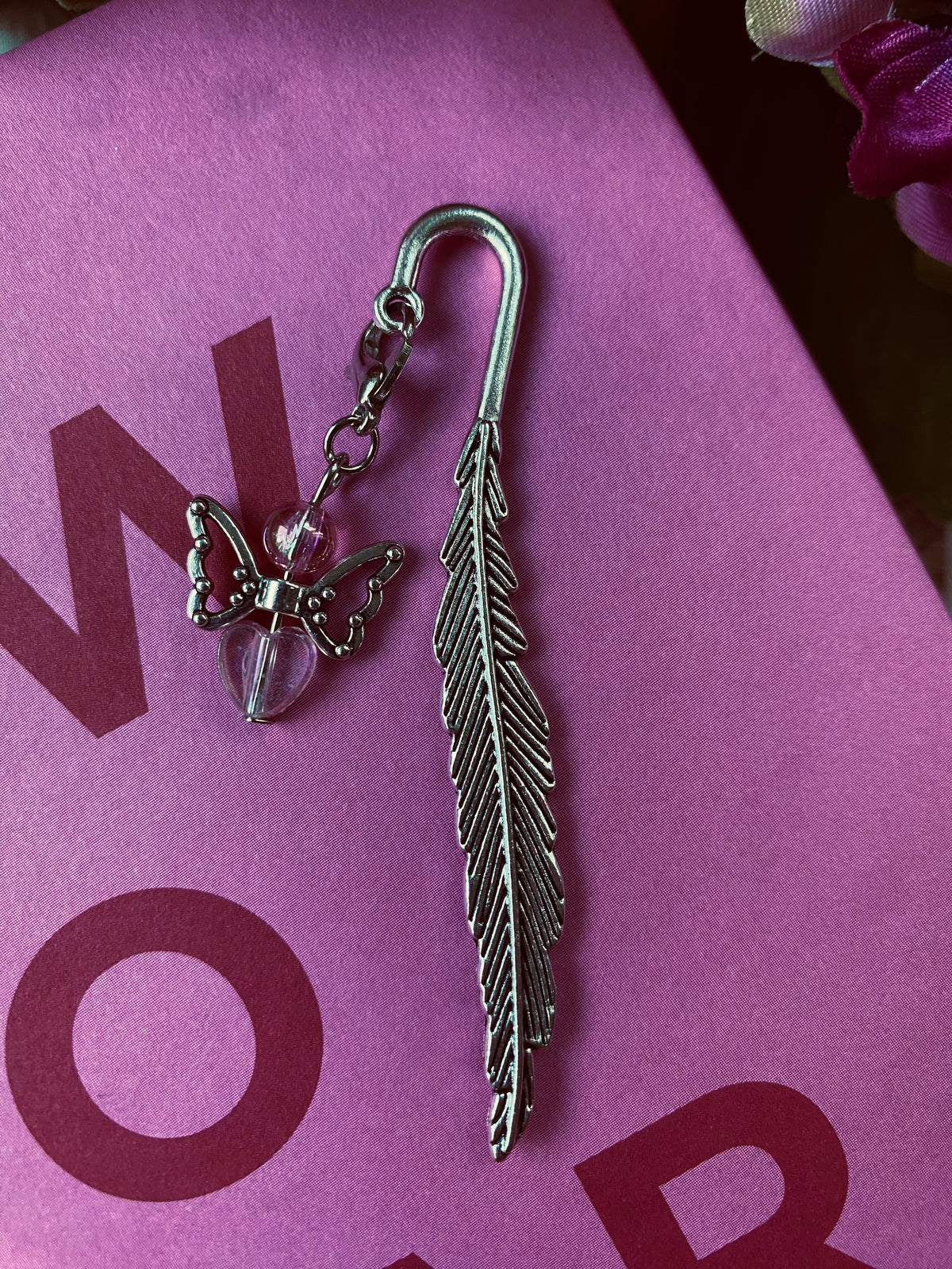 Blush Fairy Feather Bookmark