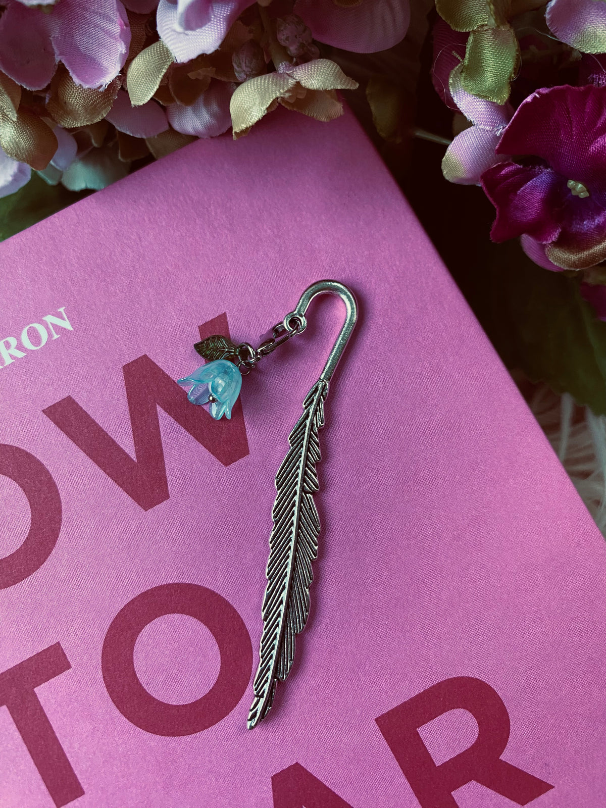 Bluebell Feather Bookmark