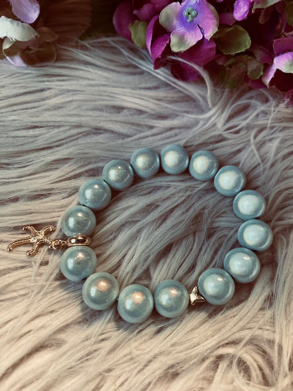 Ocean Pearl Starfish Bracelet