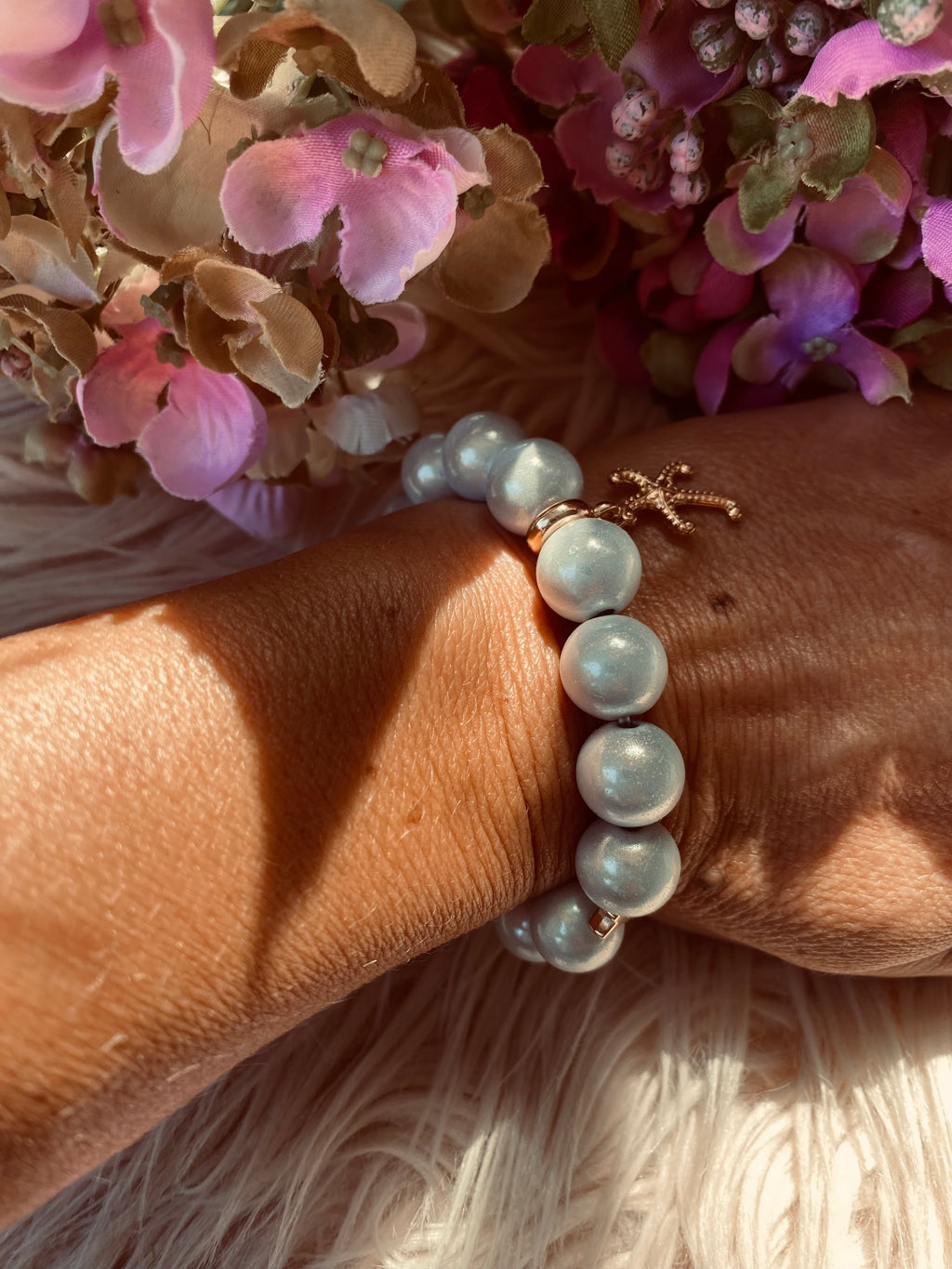 Ocean Pearl Starfish Bracelet