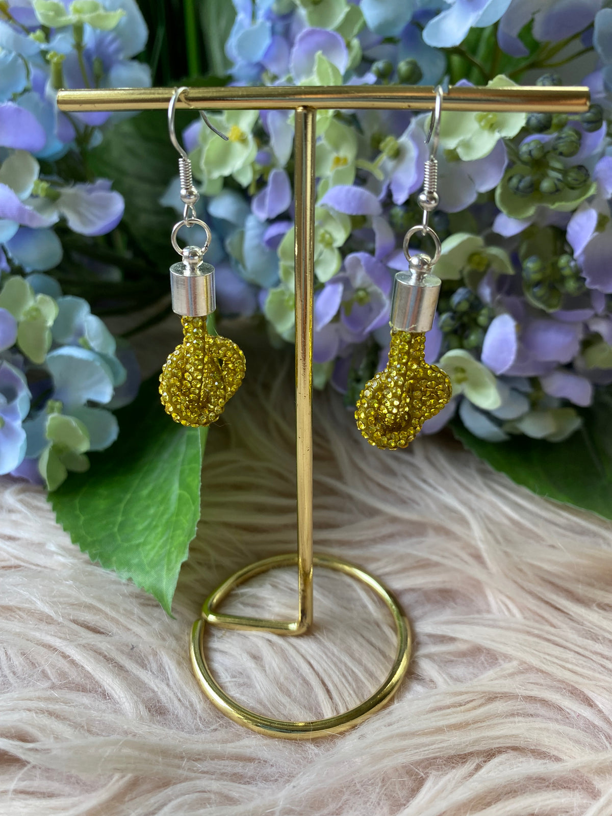 Sunshine Crystal Bloom Earrings
