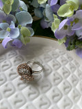 Rose Champagne Sparkle Ring