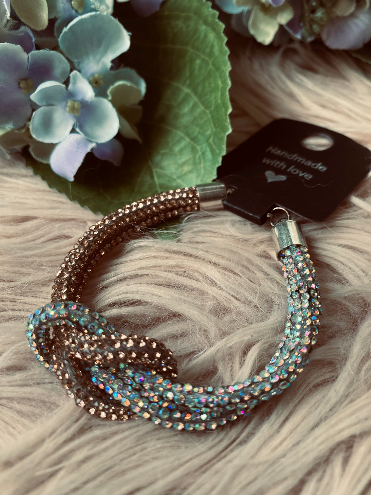 Aurora Champagne Knot Bracelet
