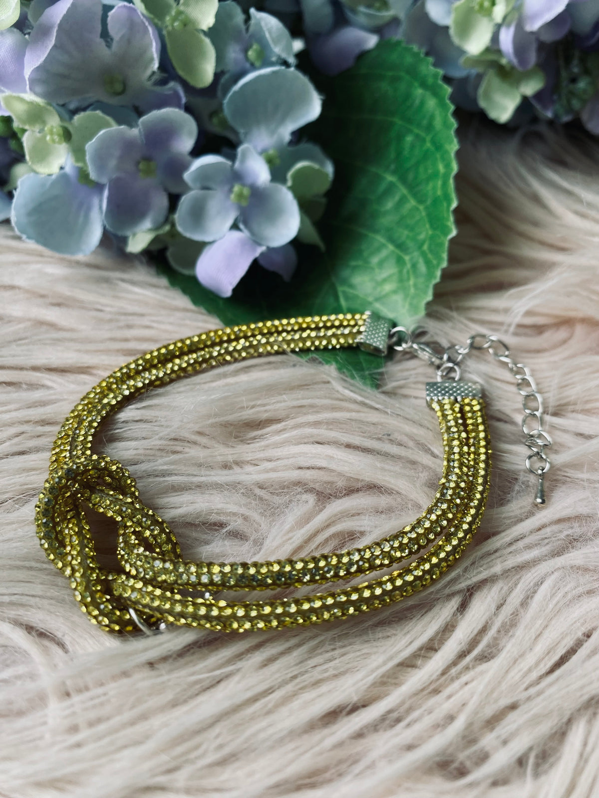 Sunshine Spark Knot Bracelet
