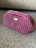 Rose Shimmer Clutch