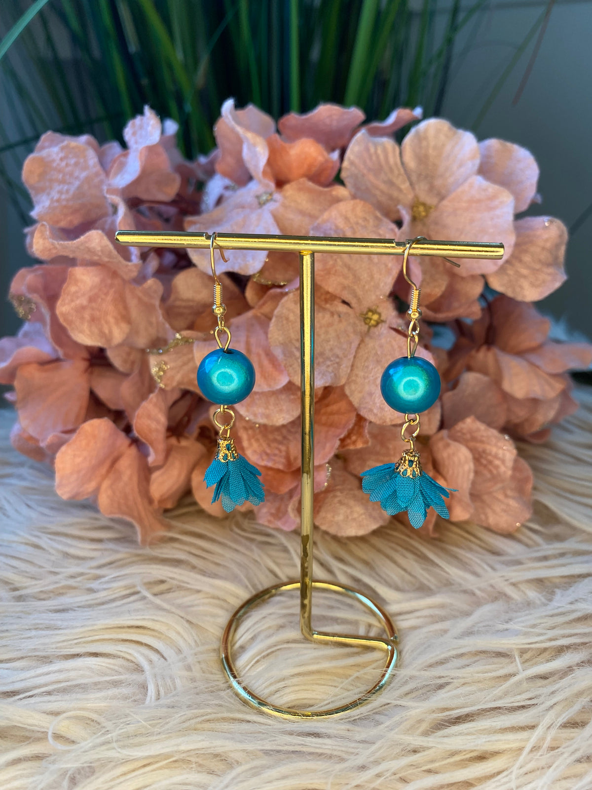 Turquoise Bloom Earrings