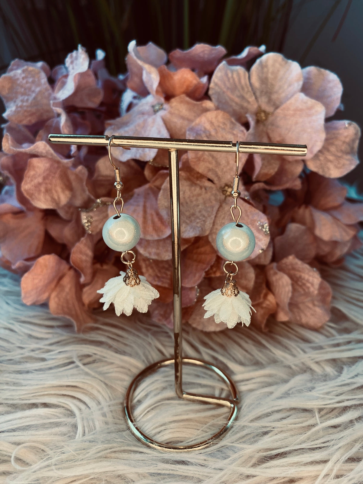 Ivory Blossom Earrings