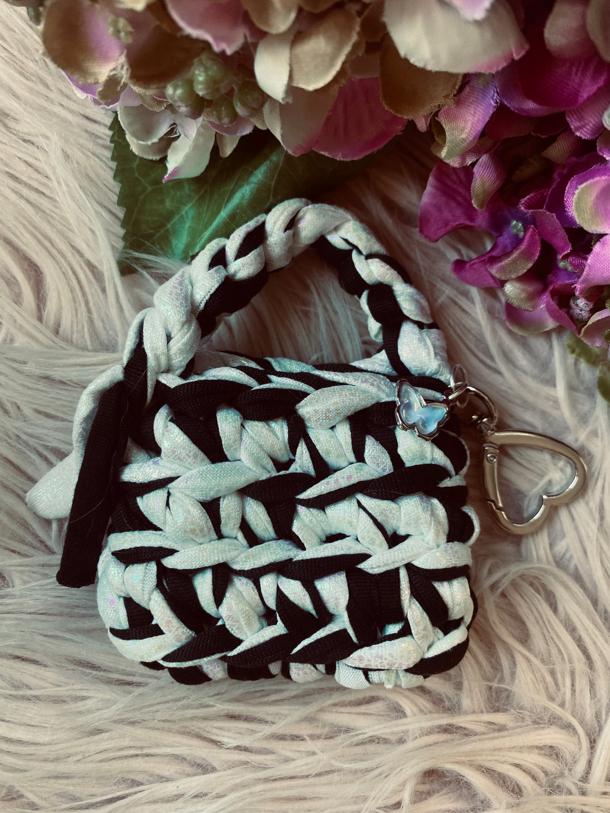 Midnight Butterfly Keychain