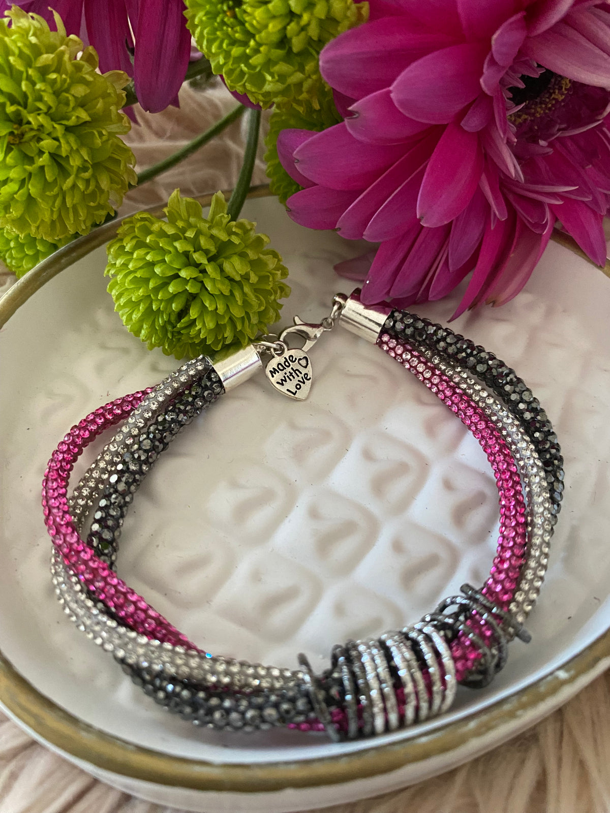 Midnight Blush Stack Bracelet