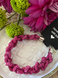 Pink Blossom Knot Bracelet