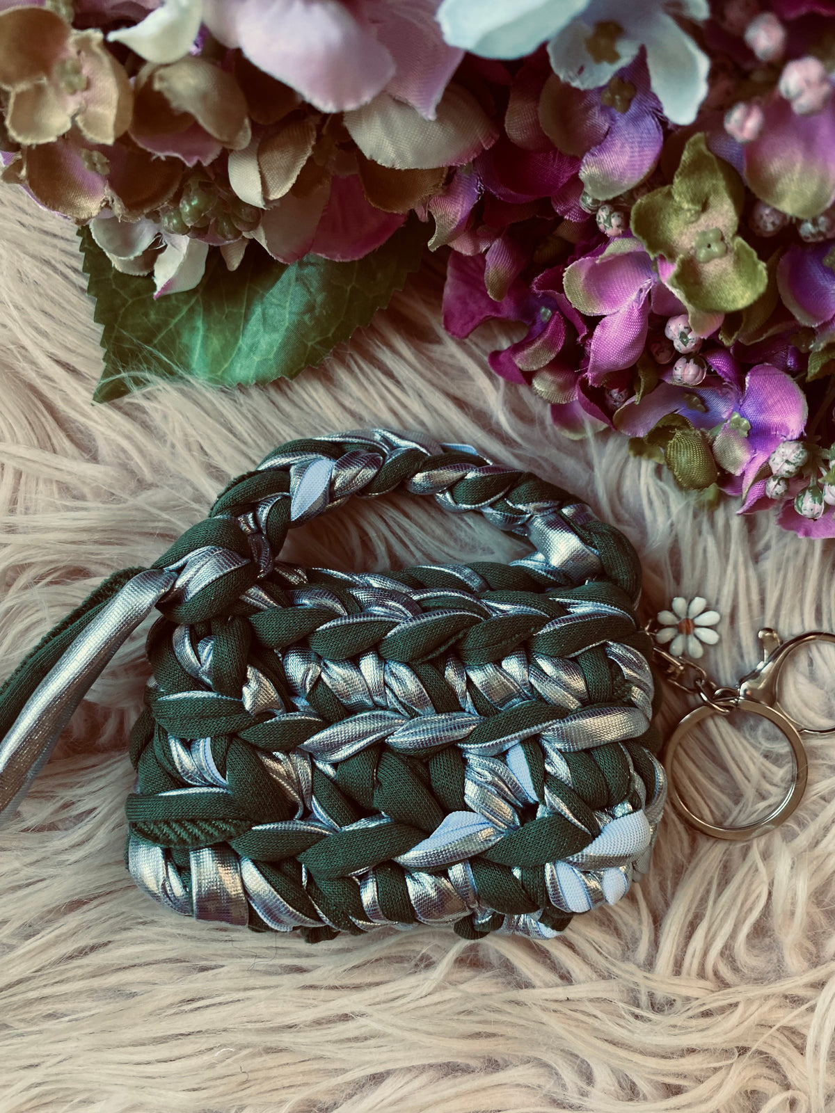 Silver Sage Keychain