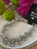 Silver Wave Spark Bracelet