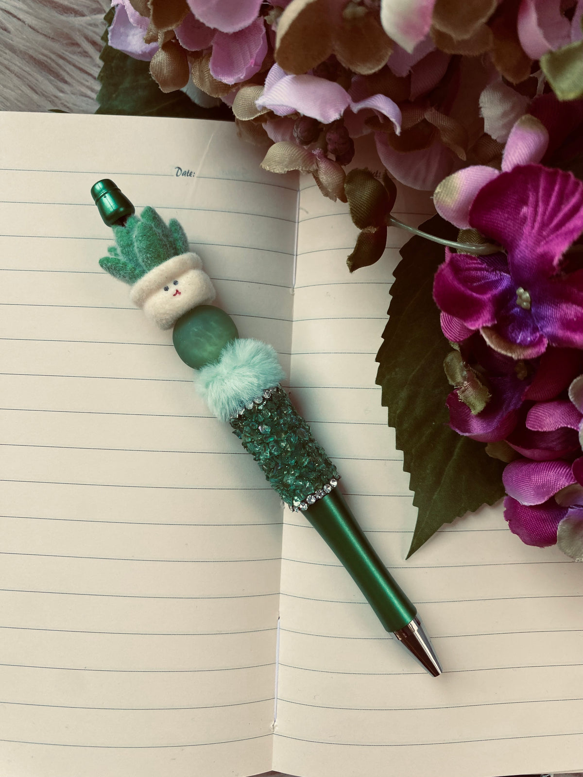Green Cactus Pen